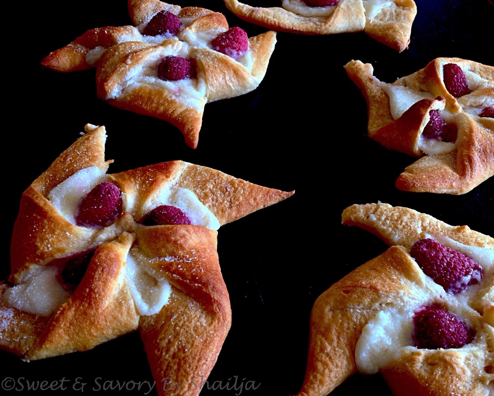 Raspberry Pinwheels - Recipes Simple
